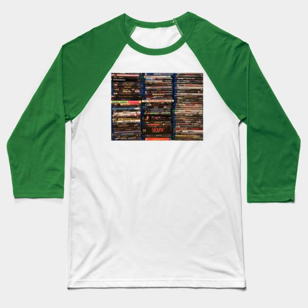 Horror Comedy Baseball T-Shirt by @johnnehill